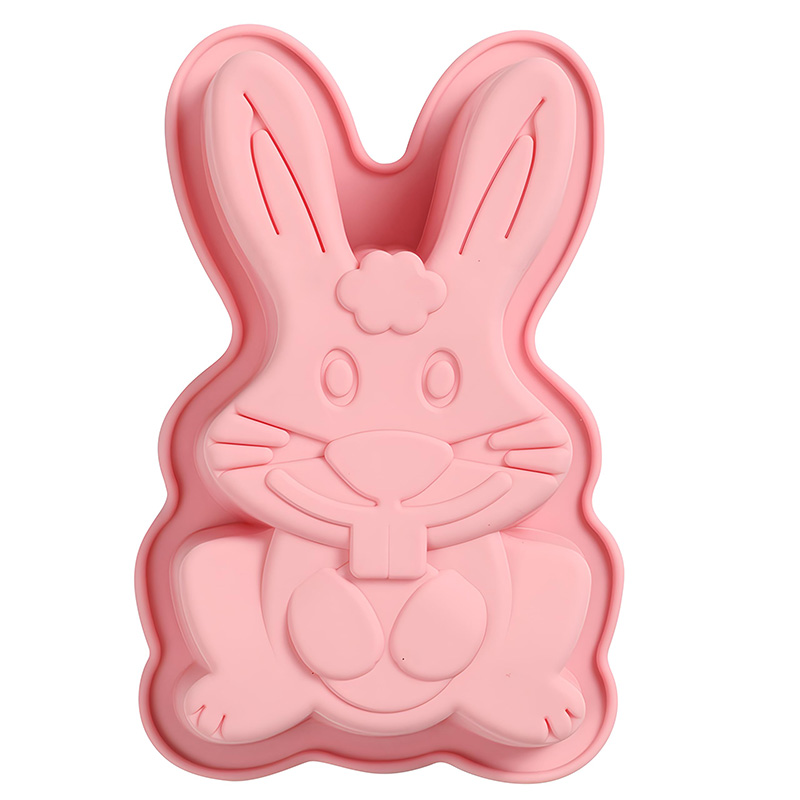 Bunny Cake Mold - Easter Bunny Chocolate Silicone Molds, 3D