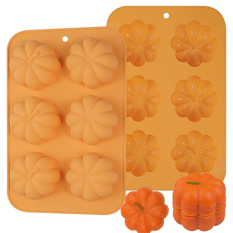 Donut Mold Silicone - Pumpkin Cake Mold Silicone Pumpkin Cupcake