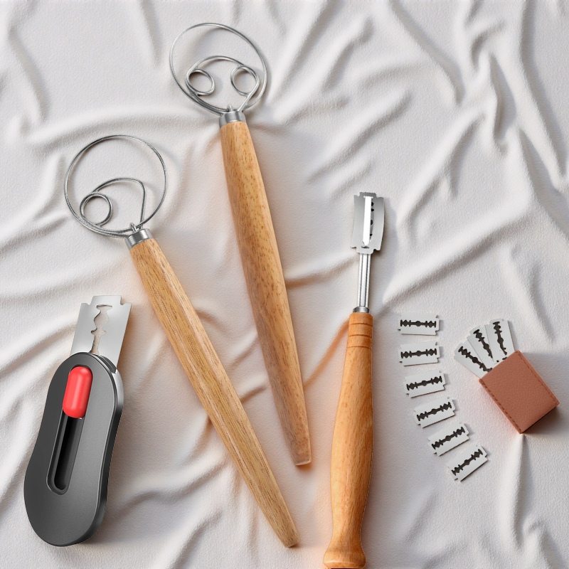 Danish Pancake Pan - Kitchen Bread Cutter Set Cake Tools