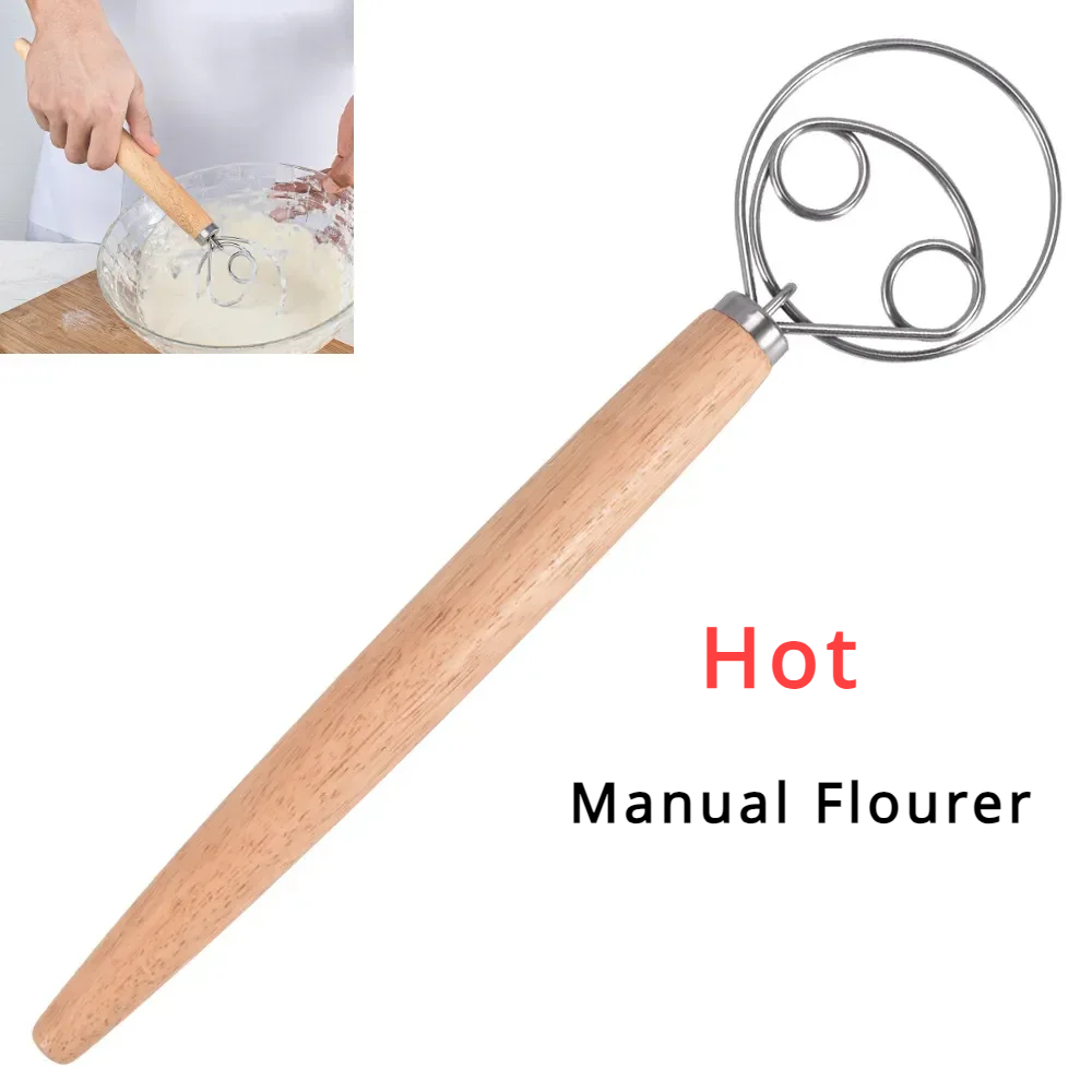 Danish Pancake Pan - Cake Tools Danish Dough Whisk Stainless