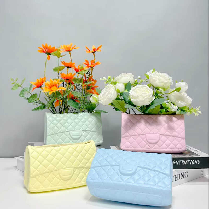 Potsticker Mold - Luxury Handbag Vase Silicone Molds Flower