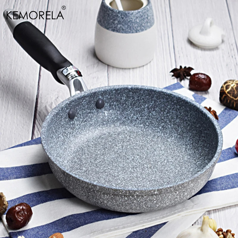 Egg Waffle Pan - Durable Stone Frying Pan28/26/24/20cm Wok Non-stick
