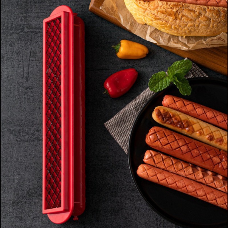 Hot Dog Press - New Stainless Steel Multifunctional Hot Dog