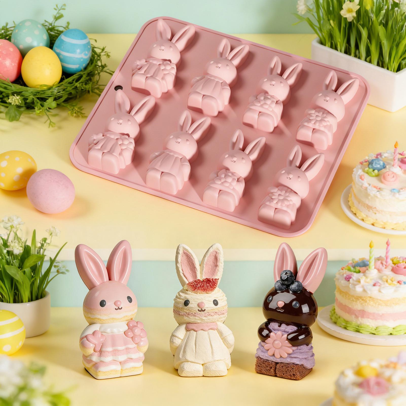 Bunny Cake Mold - Creative Easter Bunny Silicone Cake Mold