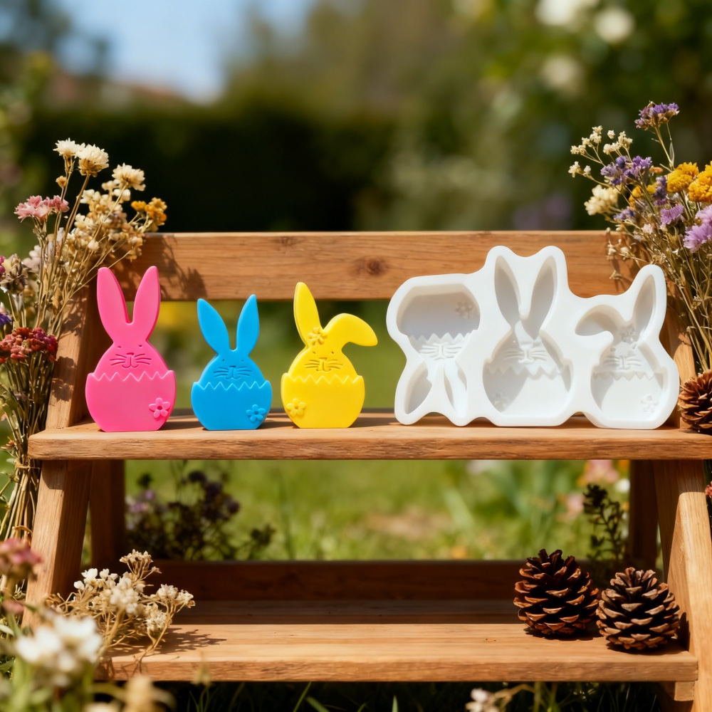 Bunny Cake Mold - DIY Easter Decoration Resin Bunny Silicone
