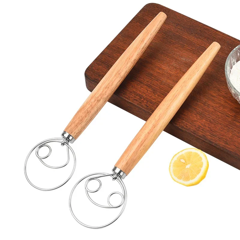 Danish Pancake Pan - Danish Dough Whisk Stainless Steel Dutch