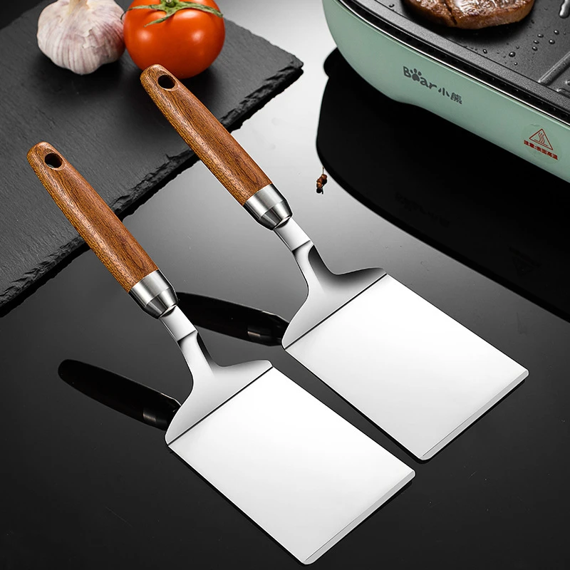 Stainless Steel Square Head St - Okonomiyaki Spatula recension och pris