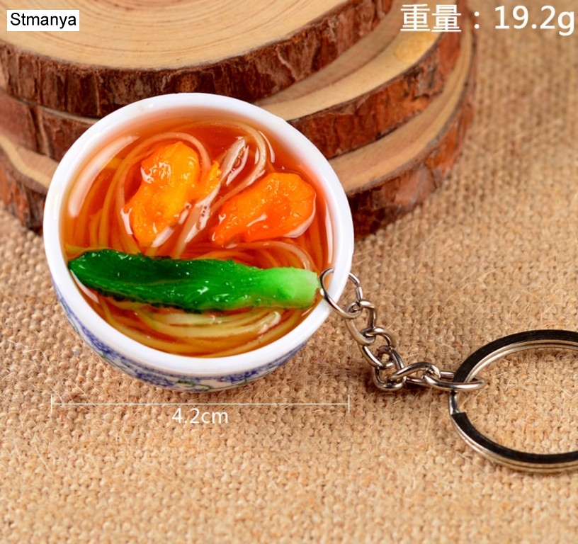 New Simulation Food Key Chains - Dim Sum Basket recension och pris