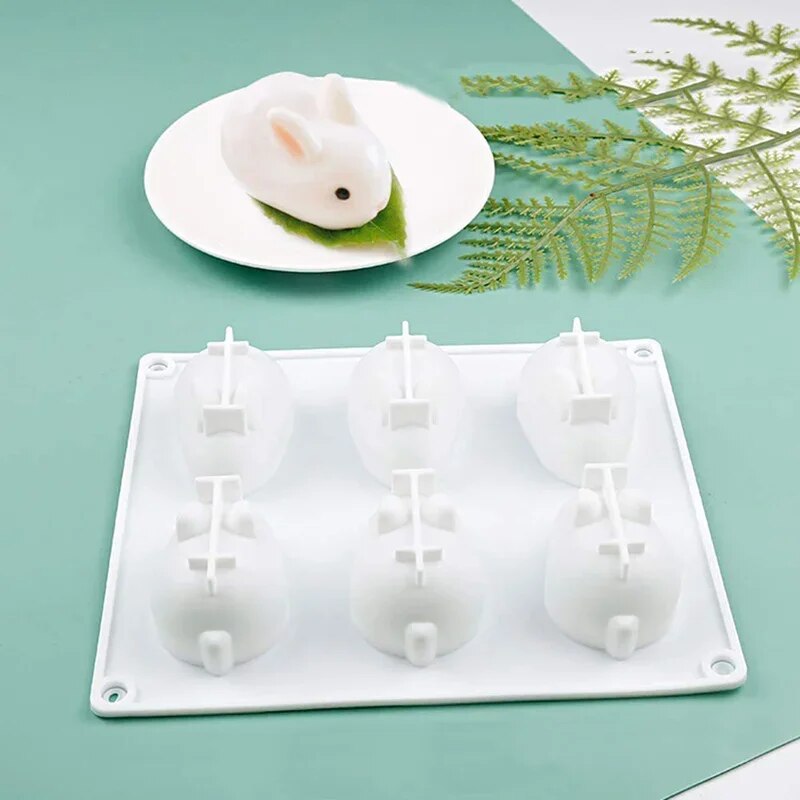 Silicone Rabbit Mold Fondant B - Bunny Cake Mold recension och pris