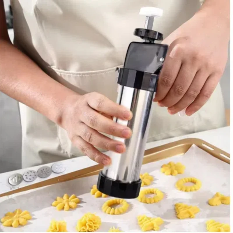 Cookie Press Gun Kit Stainless - Churros Maker Gun recension och pris