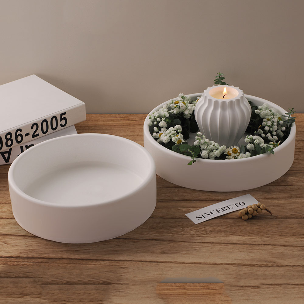 Large Capacity Cement Candle B - Potsticker Mold recension och pris