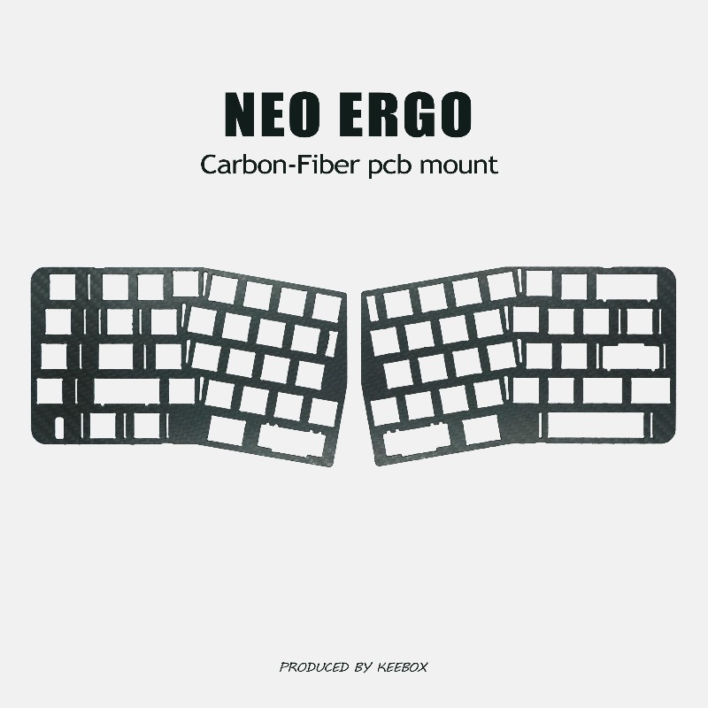 Neo Ergo Keyboard Positioning  - Crepe Pan Carbon recension och pris