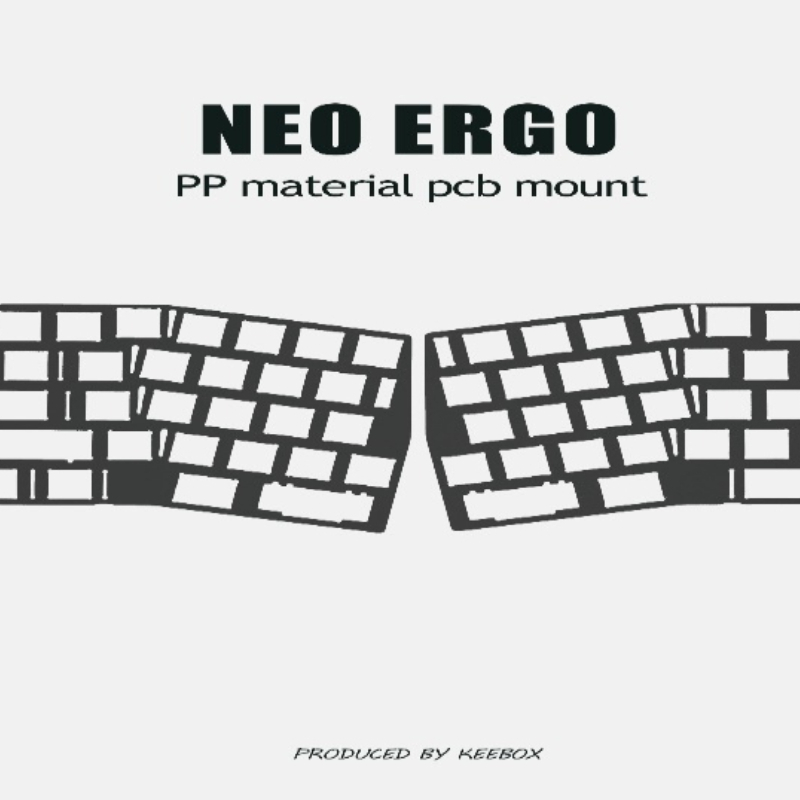 Neo Ergo Keyboard Positioning  - Crepe Pan Carbon recension och pris