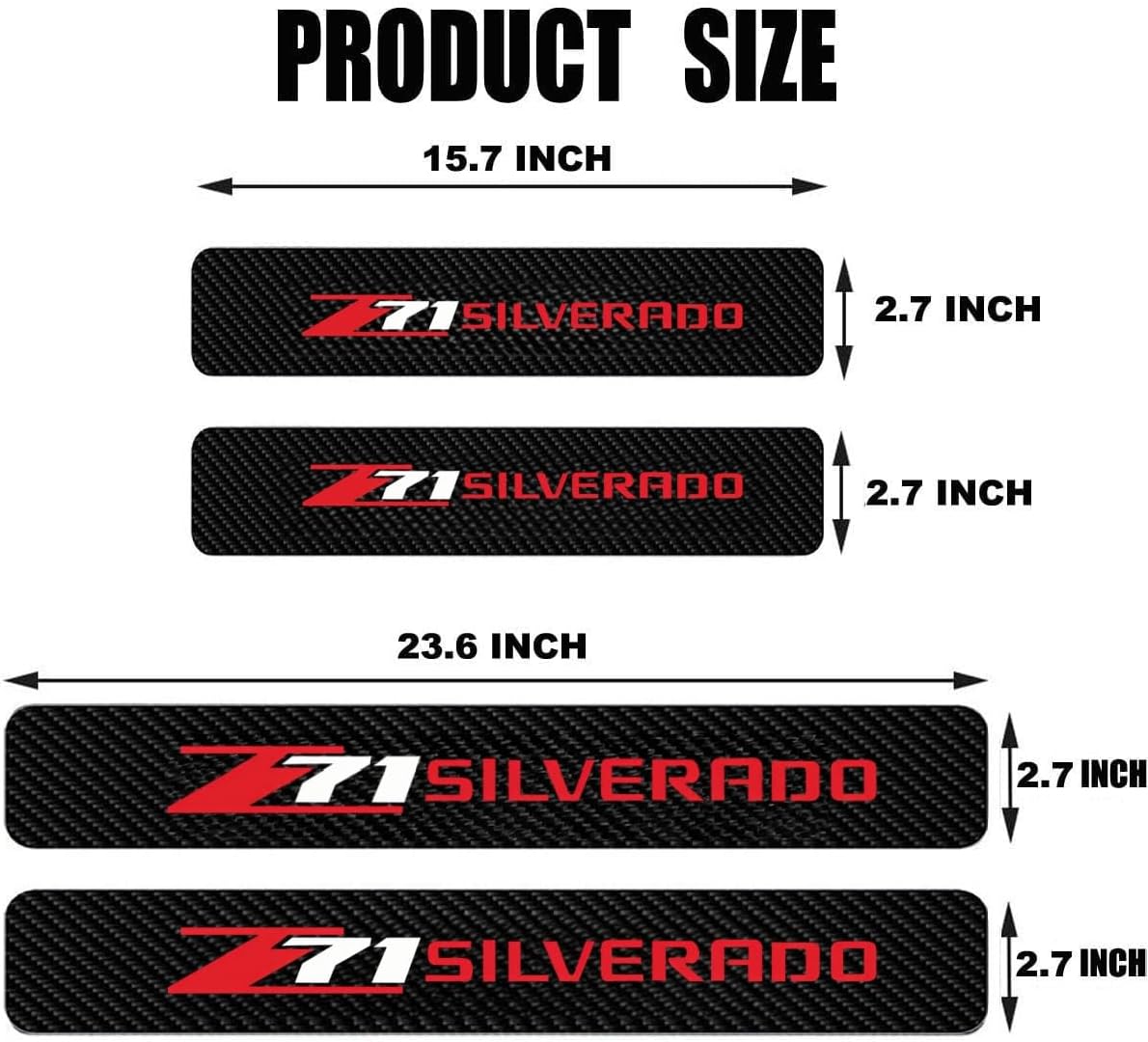 Car Door Sill Plate Guard Stic - Crepe Pan Carbon recension och pris