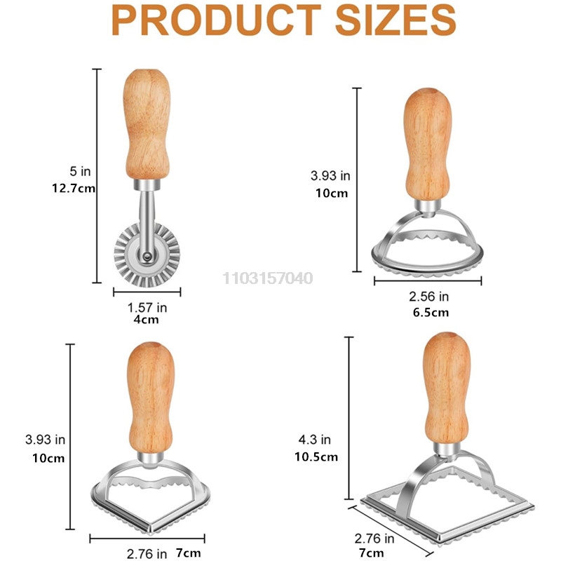 3/4Pcs Manual Pasta Molds Set  - Dumpling Press Set recension och pris