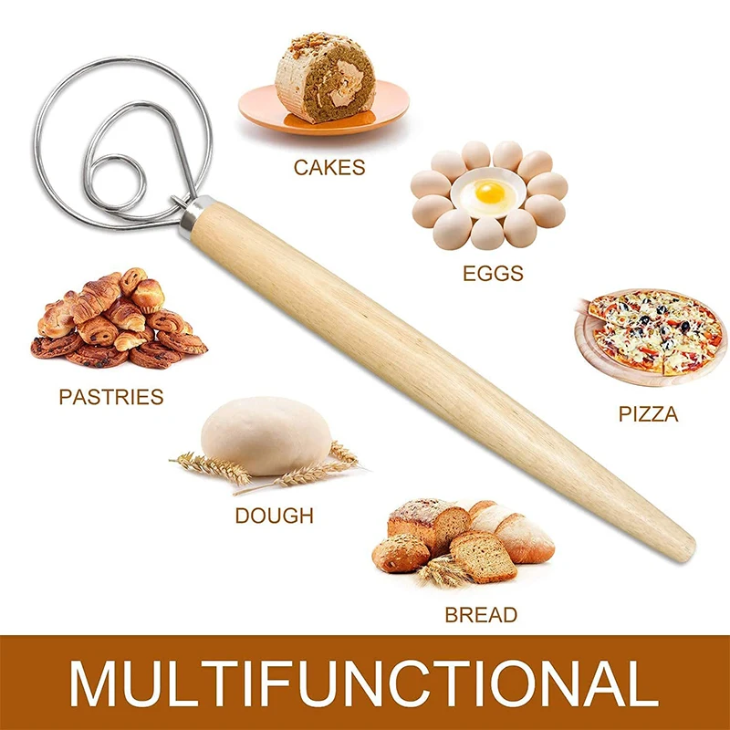 Cake Tools Danish Dough Whisk  - Danish Pancake Pan recension och pris