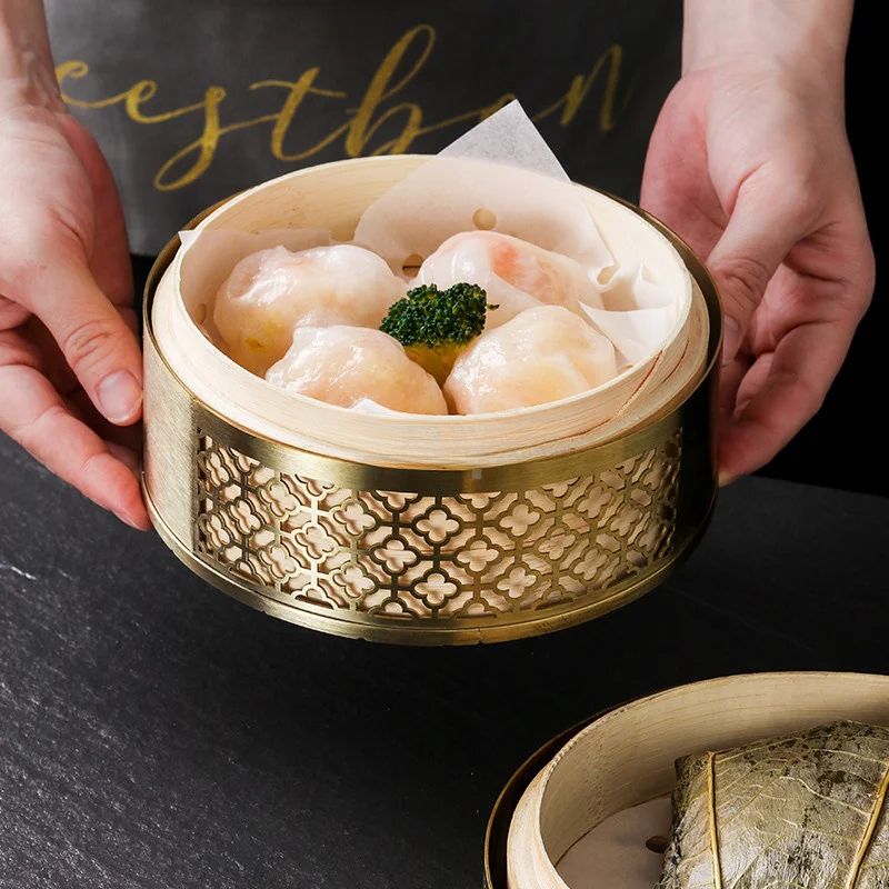 Chinese Bamboo Dimsum Lid Dump - Bao Steamer Bamboo recension och pris