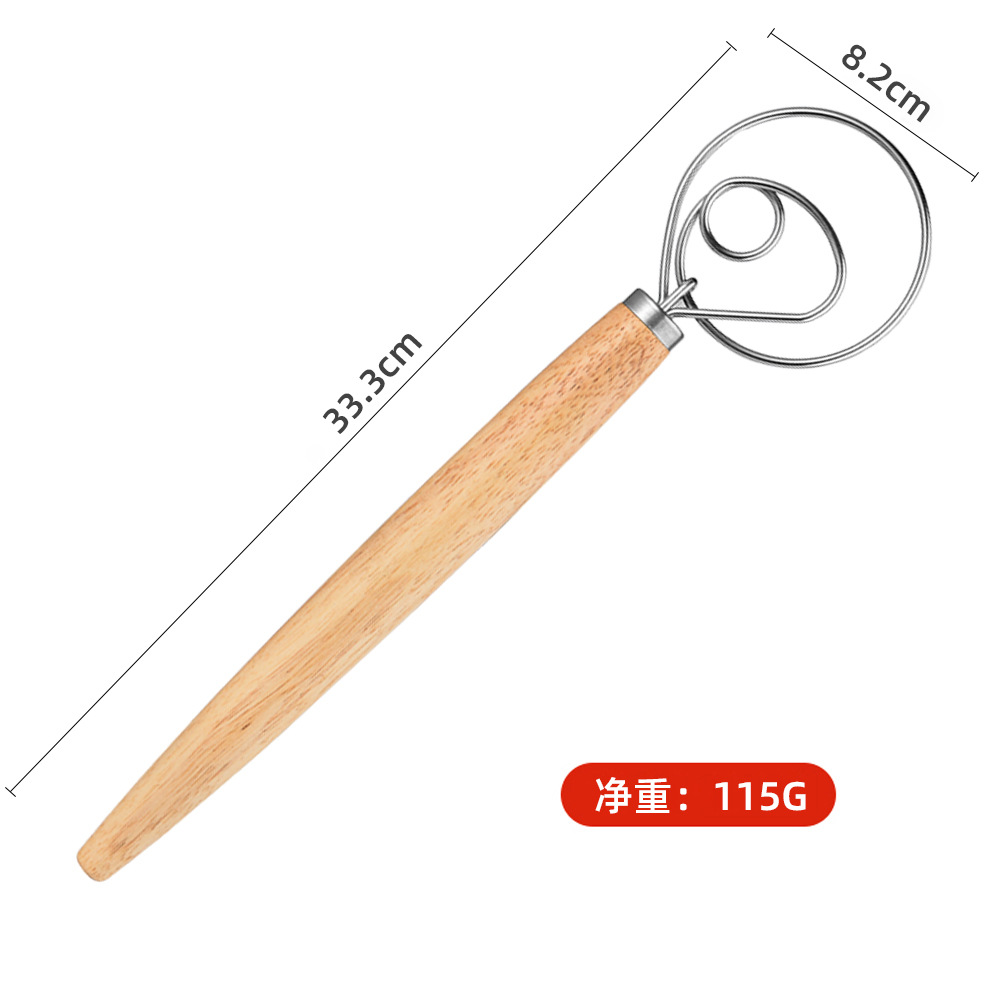 13inch Danish Dough Whisk Stai - Danish Pancake Pan recension och pris