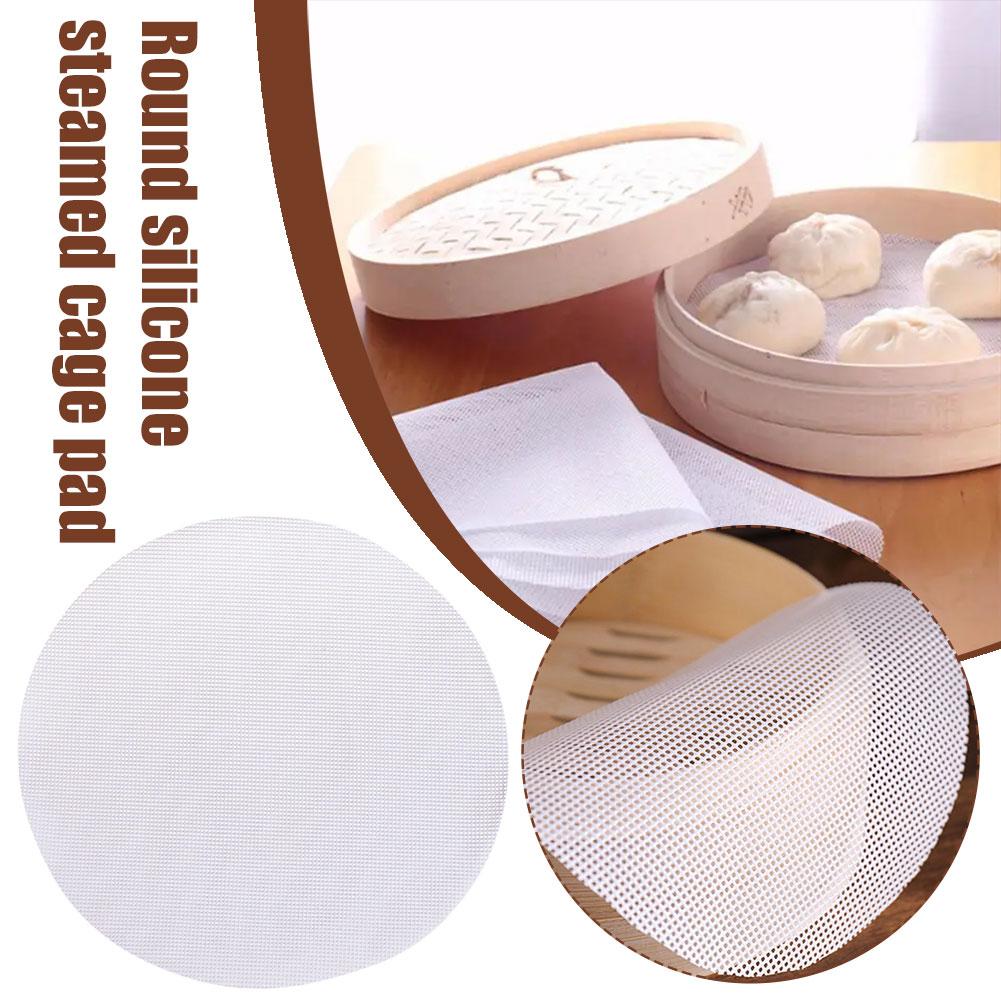 Silicone Bamboo Steamer Liners - Bao Steamer Bamboo recension och pris