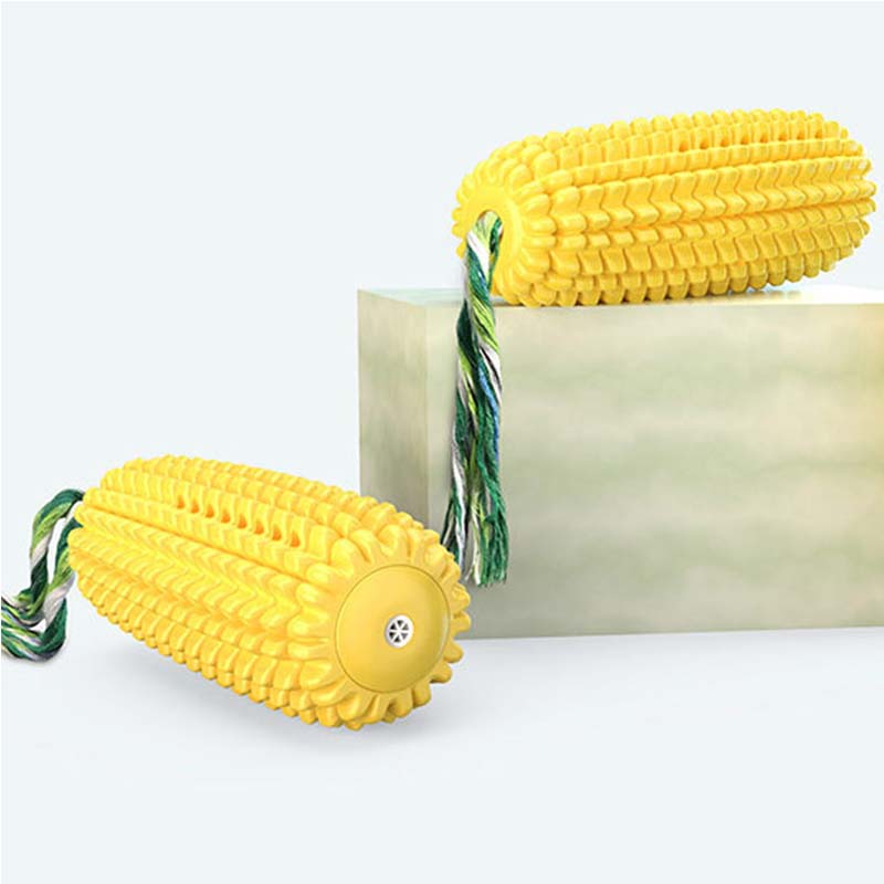 Corn Shape Squeaky Dog Toy Dur - Corn Dog Stick recension och pris