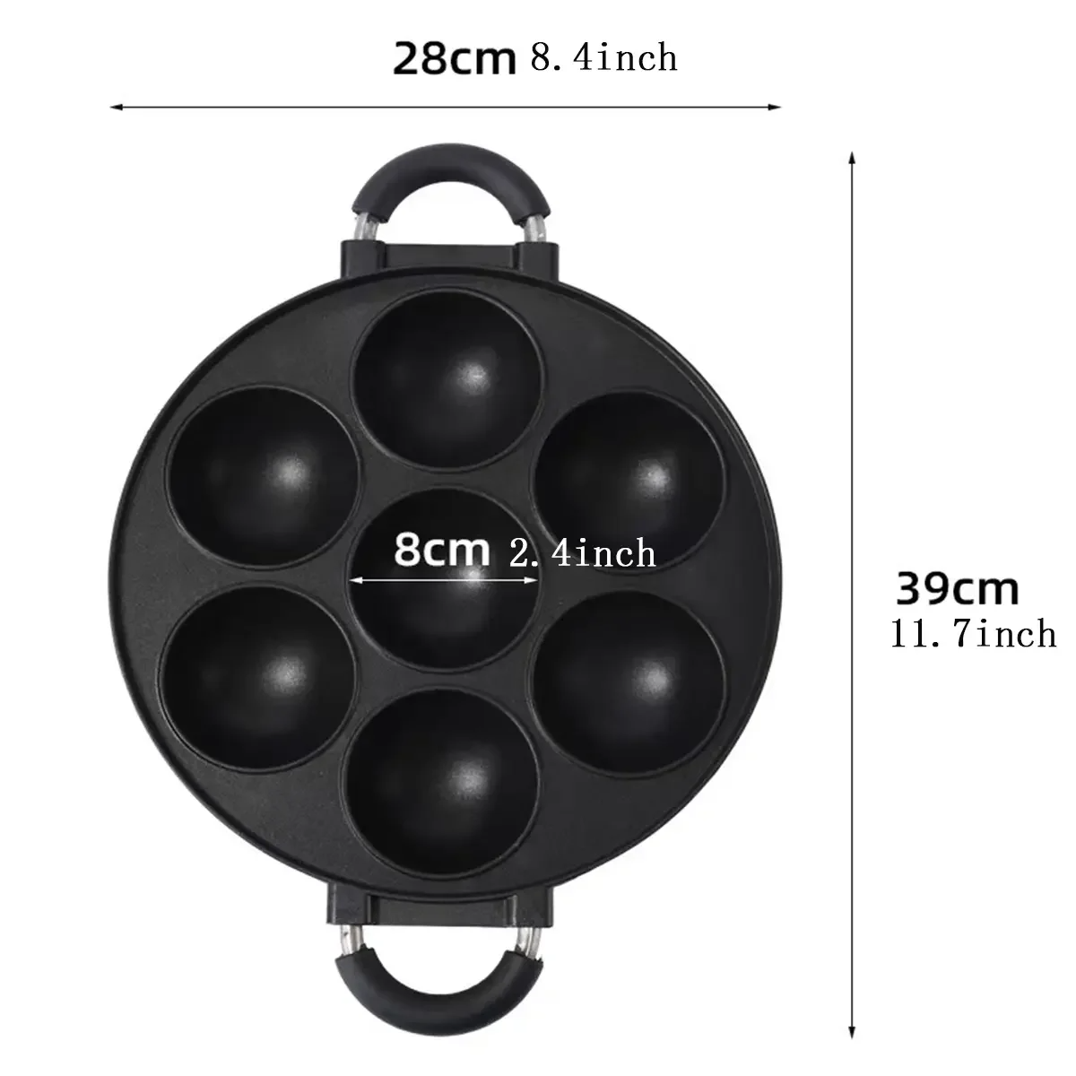 7 Hole Cake Cooking Pan Cast I - Cast Iron Corn recension och pris