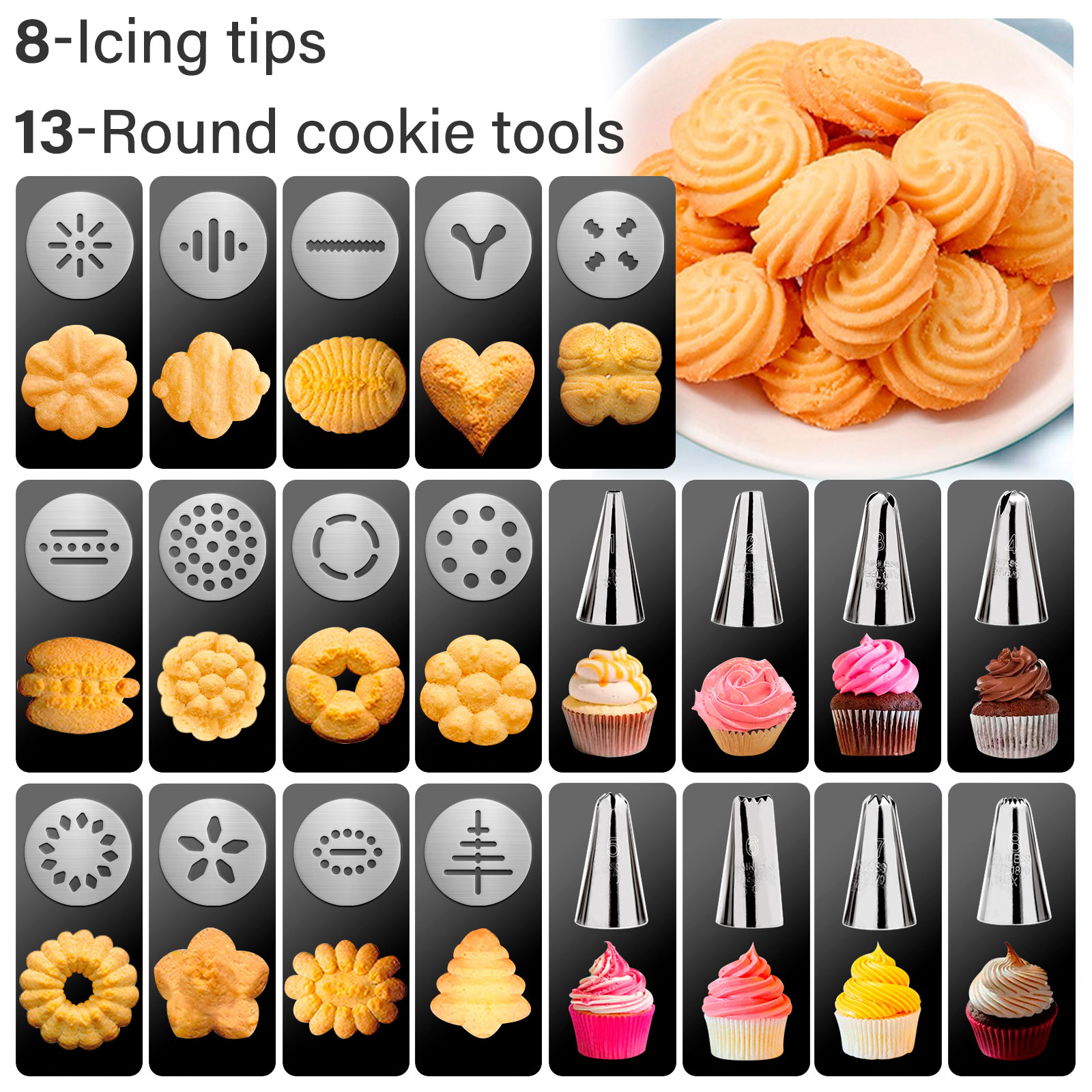 Cookie Maker Machine Stainless - Churros Maker Gun recension och pris