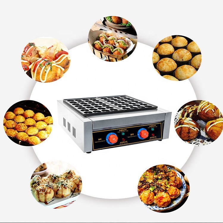 Electric fish ball grill, two- - Takoyaki Grill Plate recension och pris
