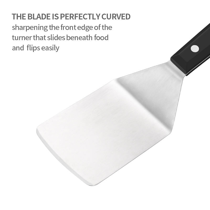 stainless steel Griddle spatul - Okonomiyaki Spatula recension och pris