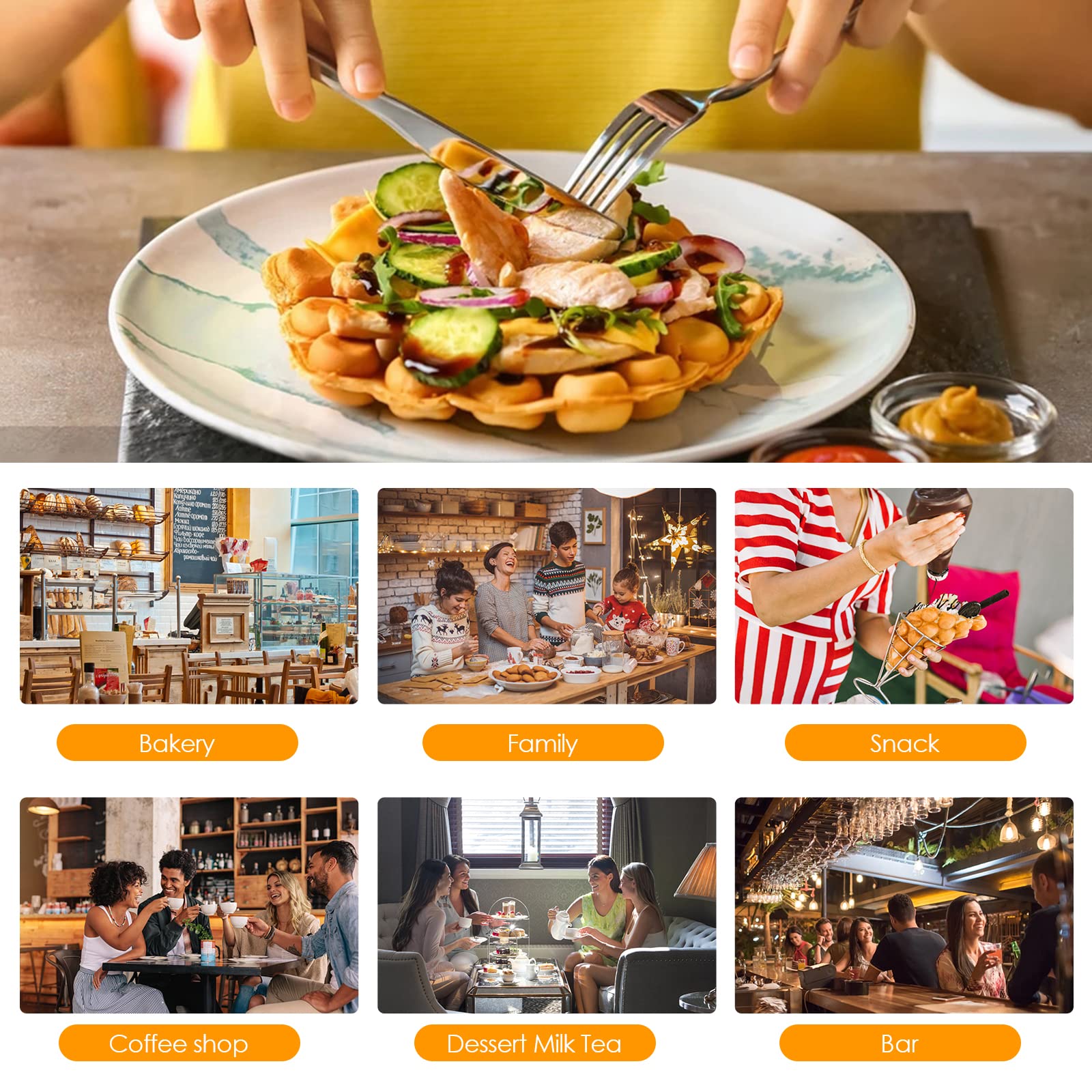 New Household Electric Non-Sti - Waffle Cone Maker recension och pris
