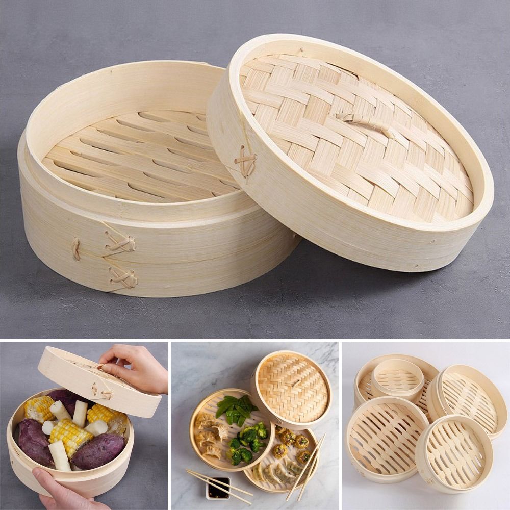 Chinese Steamer Basket Bamboo  - Bao Steamer Bamboo recension och pris