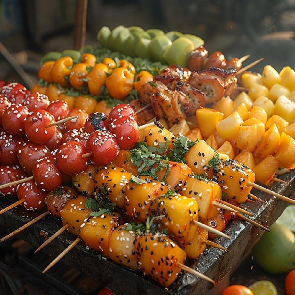 90-1350Pcs BBQ Bamboo Sticks D - Corn Dog Stick recension och pris
