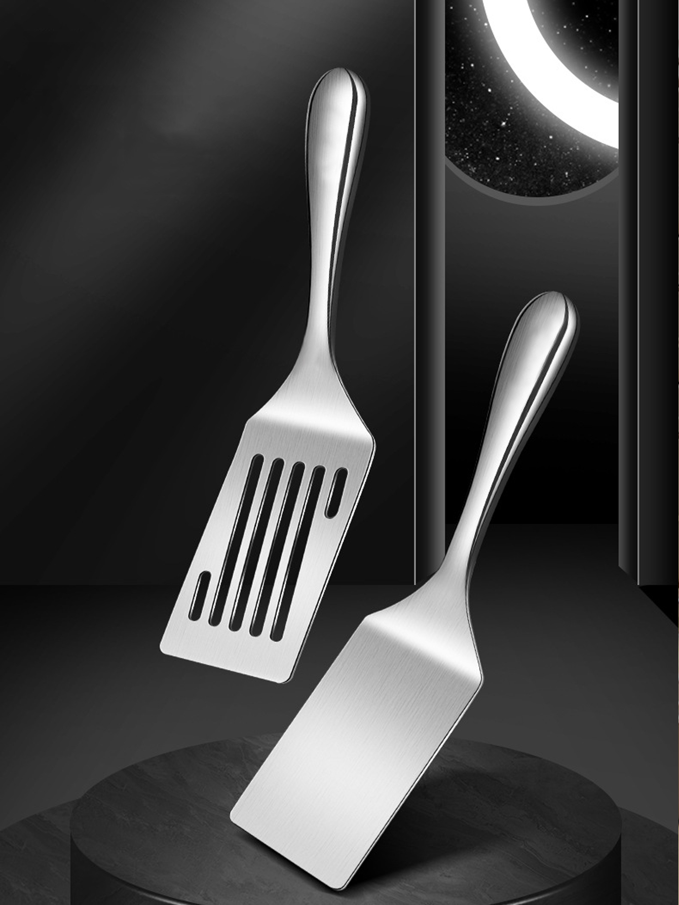 2pc/1pc Small Stainless Steel  - Okonomiyaki Spatula recension och pris