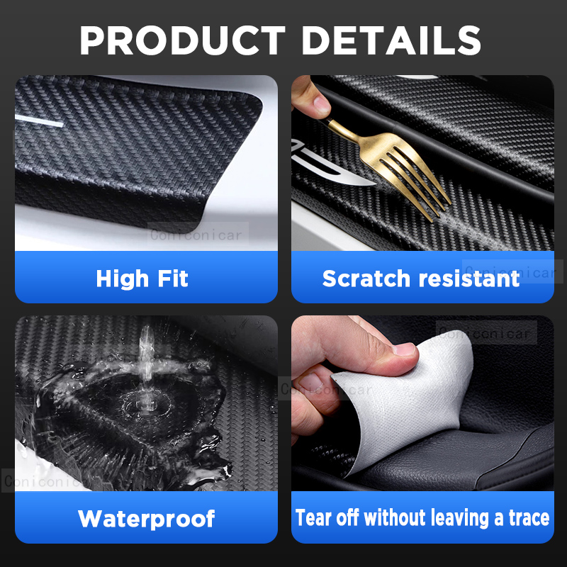 For CHERY JAECOO J7 2023-2025  - Crepe Pan Carbon recension och pris